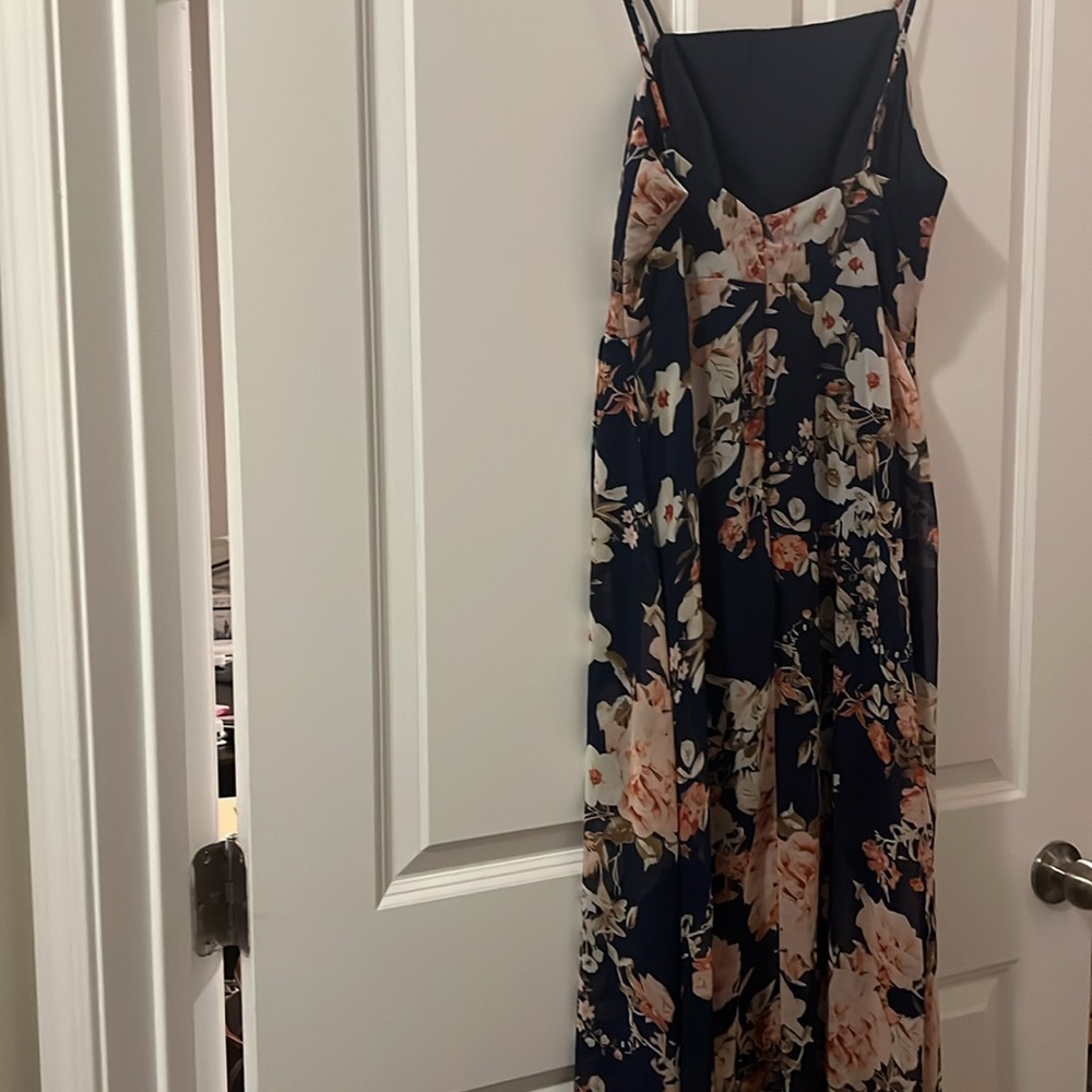 XL Floral Navy Dress summer - Picture 6 of 6